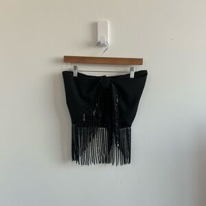 Edikted Black Sequin Embellished Top